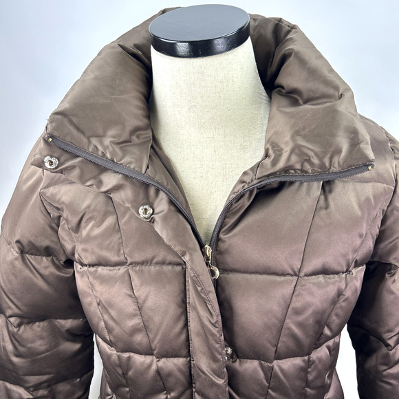 CALVIN KLEIN Women's Quilted Puffer Jacket 60/40 Duck/Waterfowl Feathers NO HOOD - Picture 2 of 16